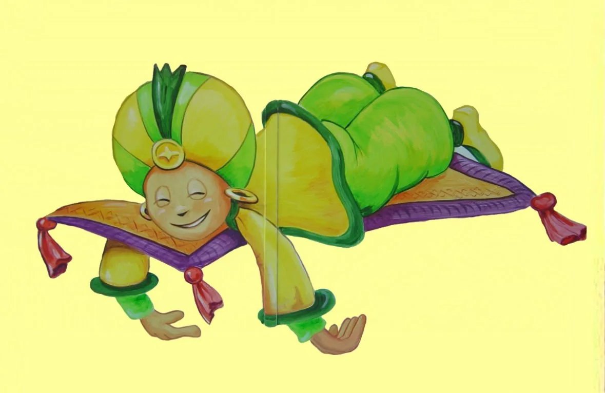 Maskottchen des Süßwarenbereichs